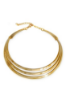 Picture of Alexa Starr 5290-N-G Three-row Choker Necklace- Goldtone